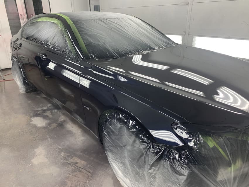 Automotive multi-stage primer application and paint prep