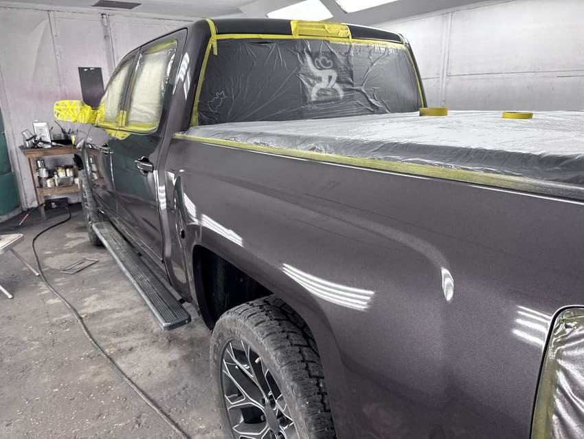 Baked finish clear coat buffing and final vehicle polish