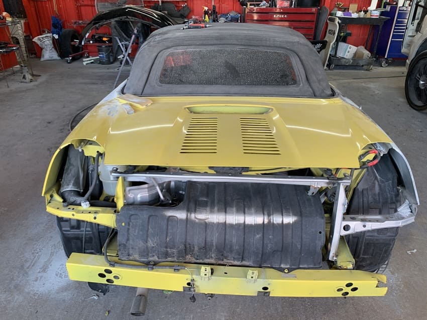 Full impact collision reconstruction and multi-panel repair