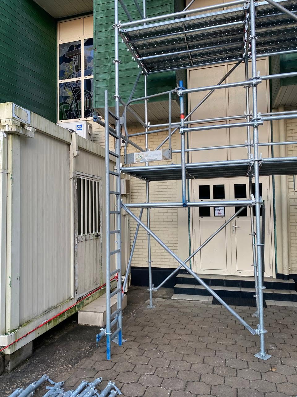 Commercial Facade Renovation Access Tower