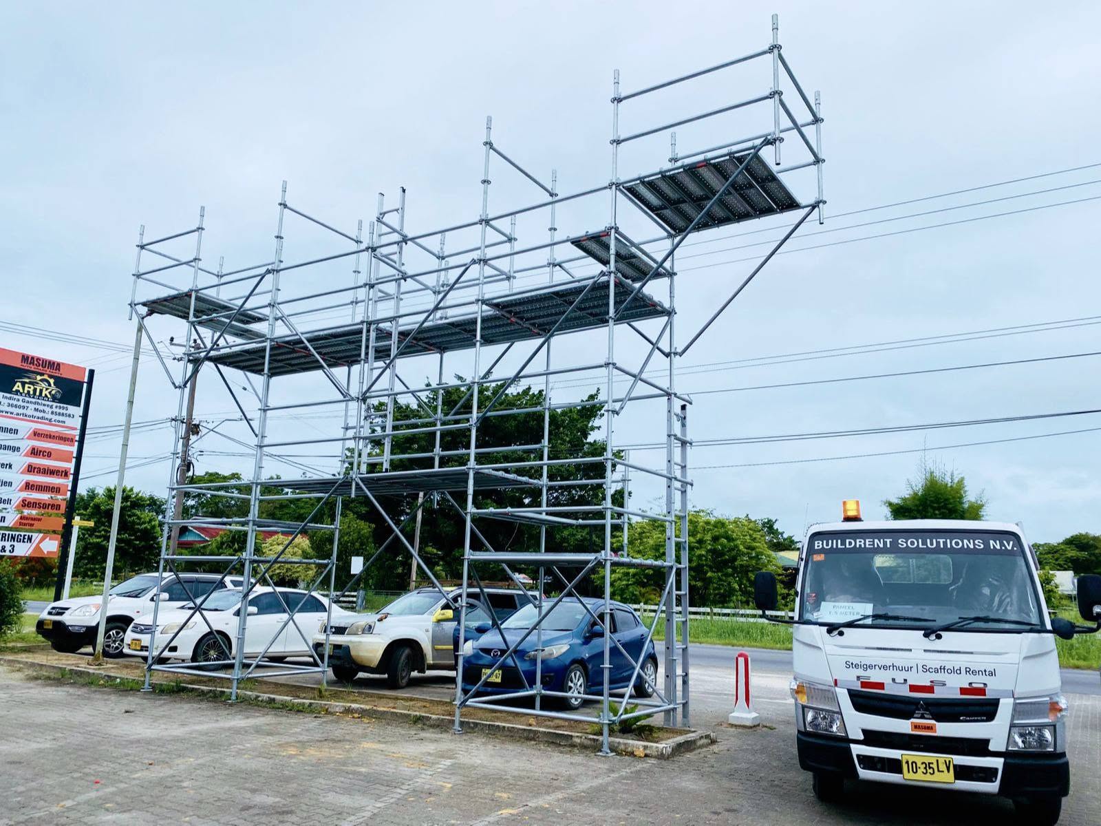 Buildrent Solutions Fleet Dispatch & Multi-Bay Scaffolding