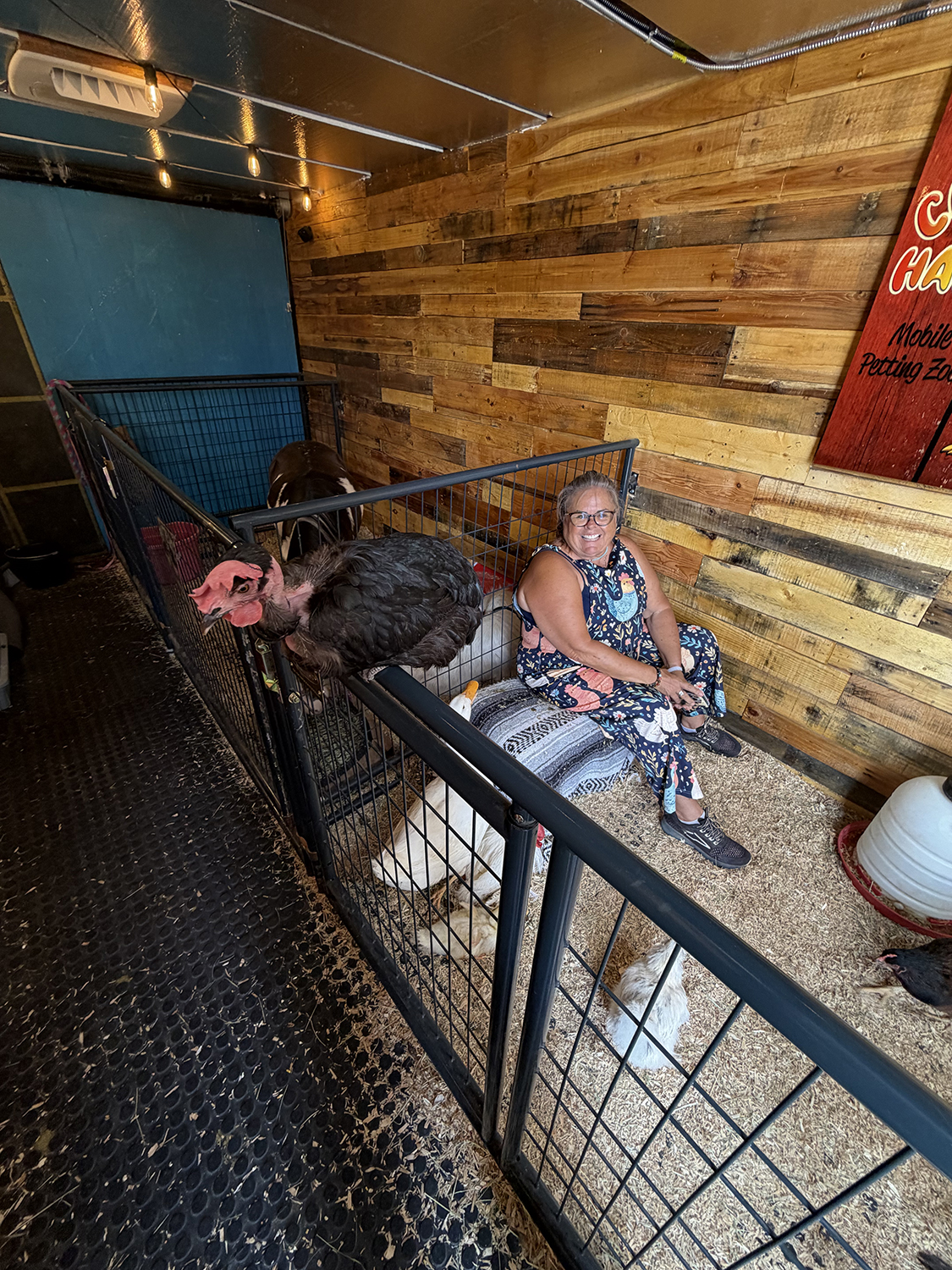 Relaxing in the Rolling Barn
