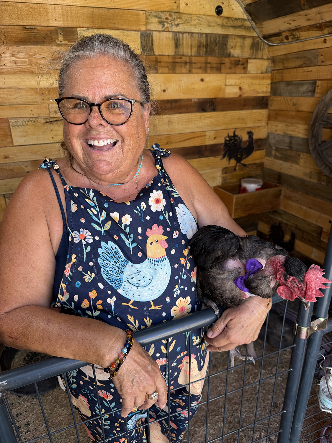Yvonne & Her Feathered Pal