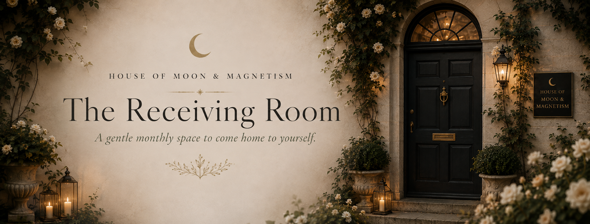 The Receiving Room — a gentle monthly space to slow down