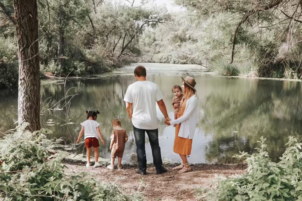 Tanner Krabill and family