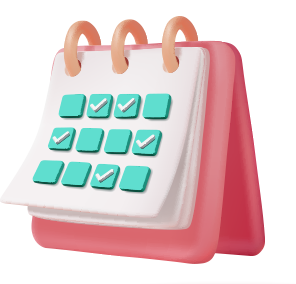 Calendar icon for booking a free discovery call with Edge Strike Design
