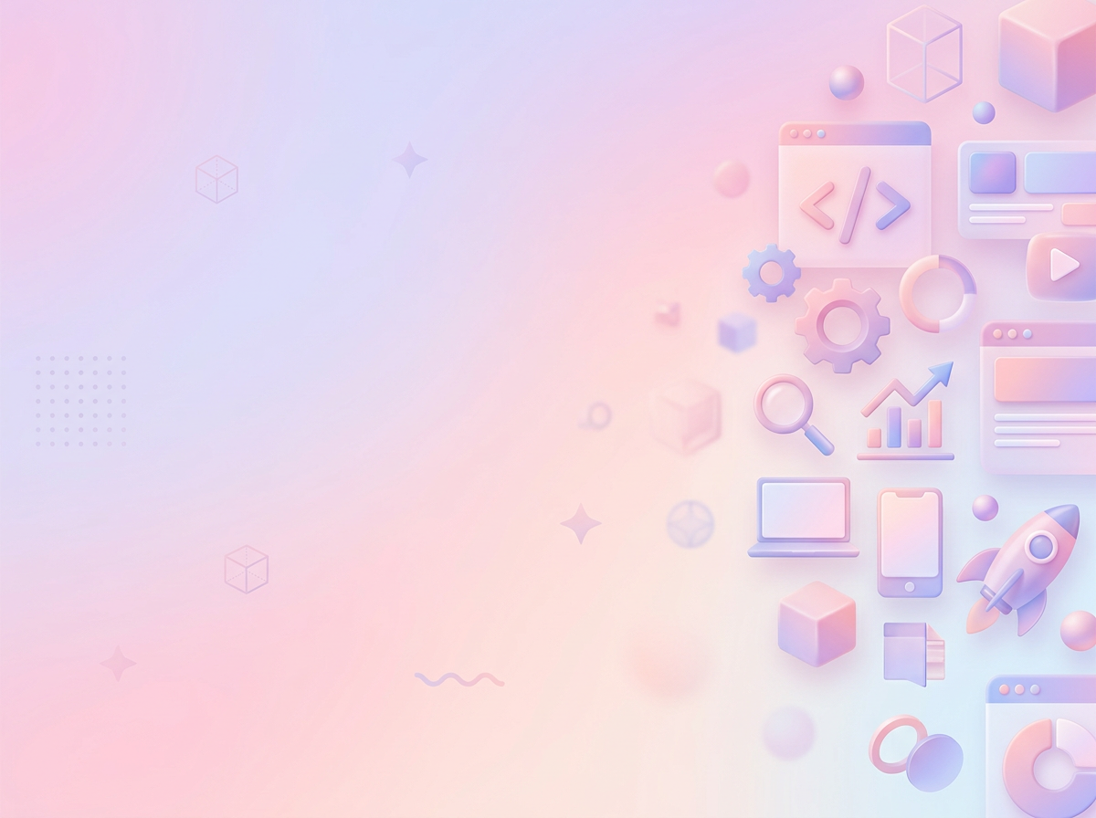 Edge Strike Design pastel 3D UI background