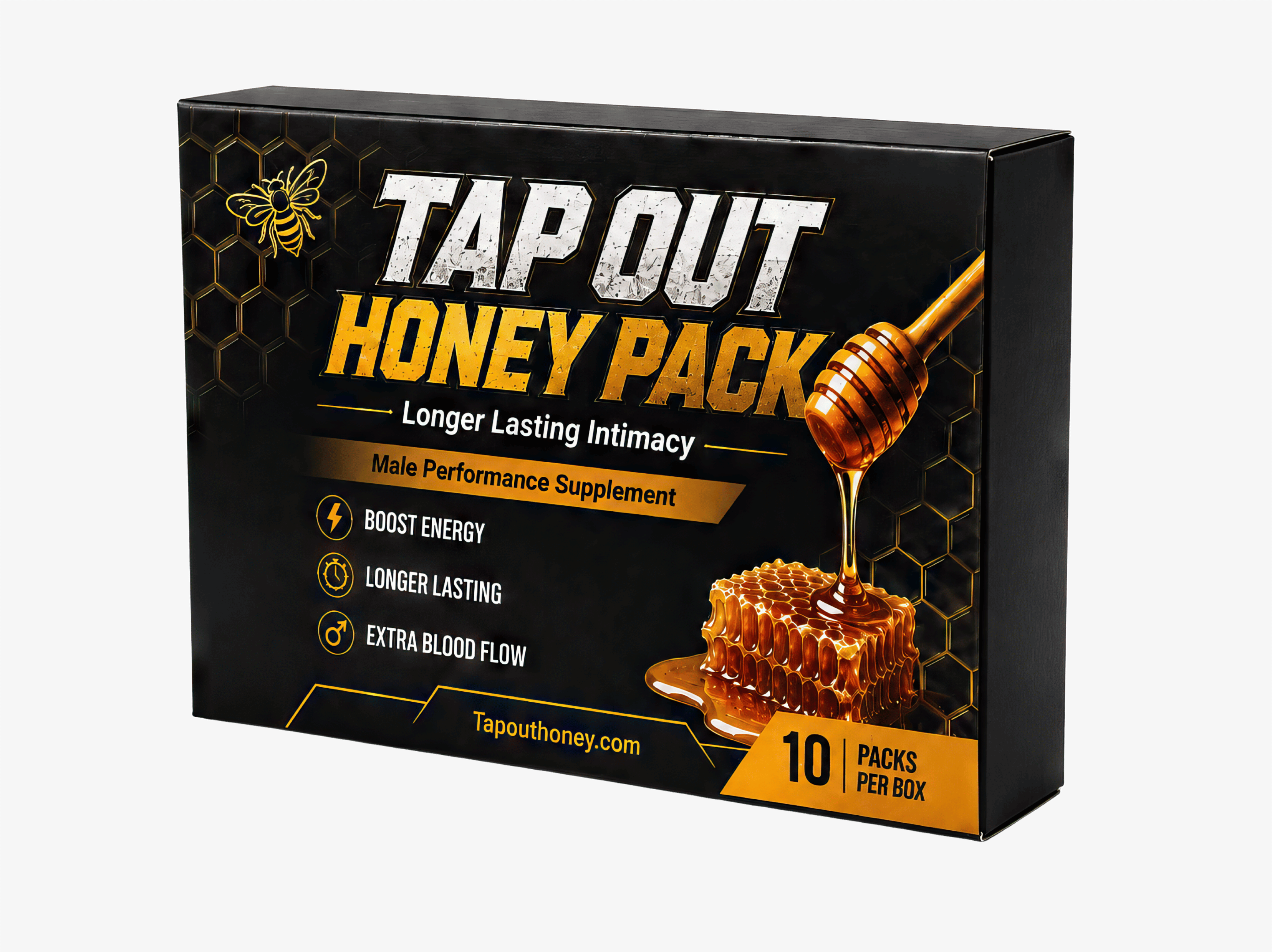 Official TAP OUT Honey 10-pack box