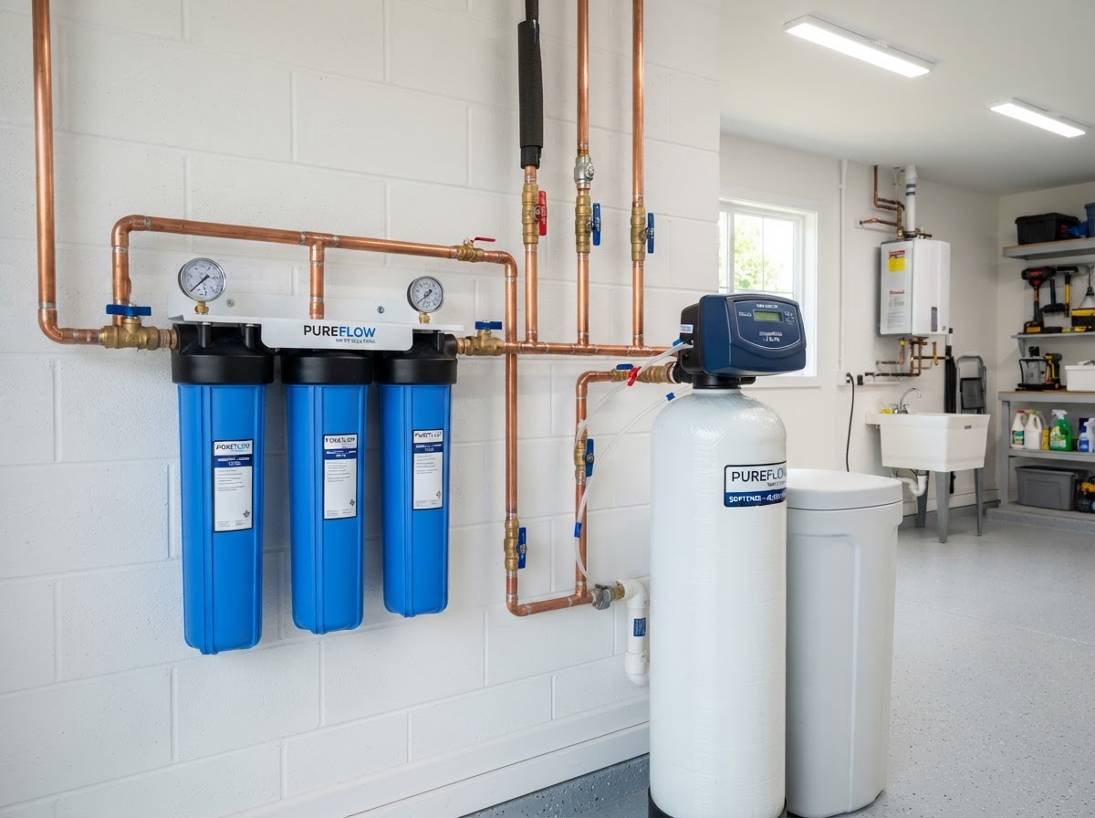 Generation H2O water filtration system installed at a Clovis area home