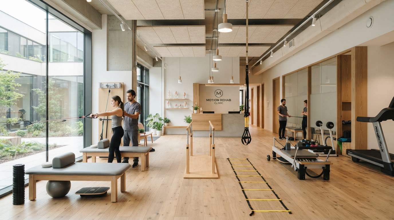 Espacio de rehabilitación en el centro KinemediC