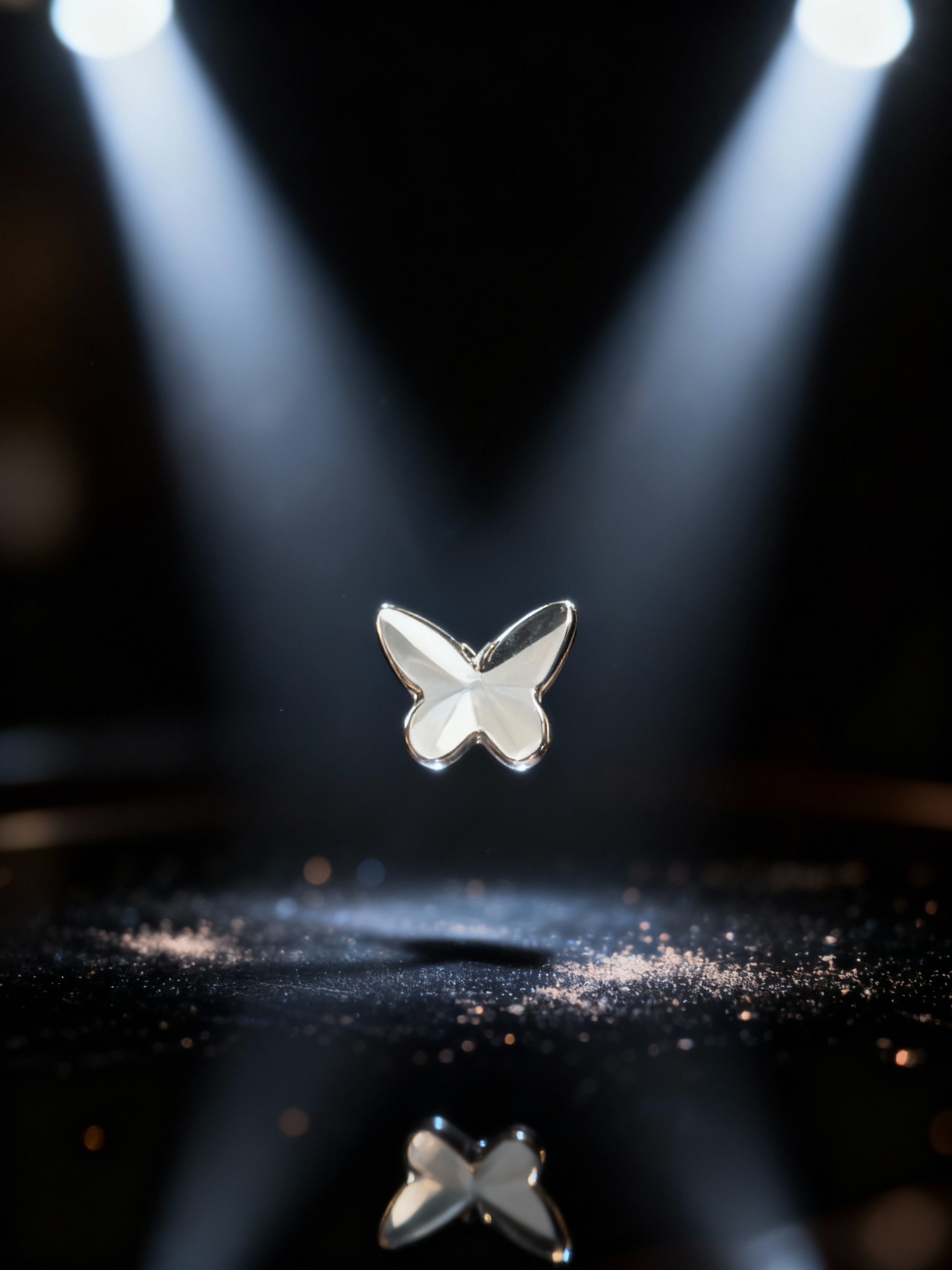 Crystal Butterfly Charm