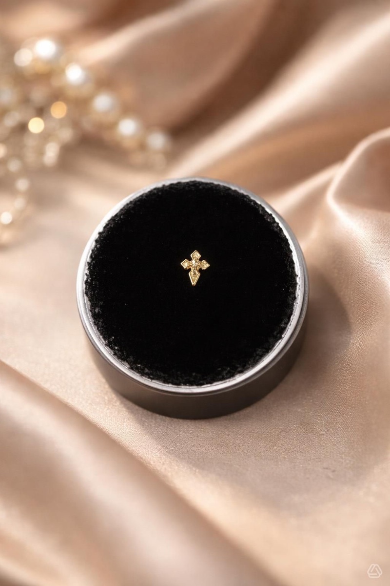 18K Gold Cross