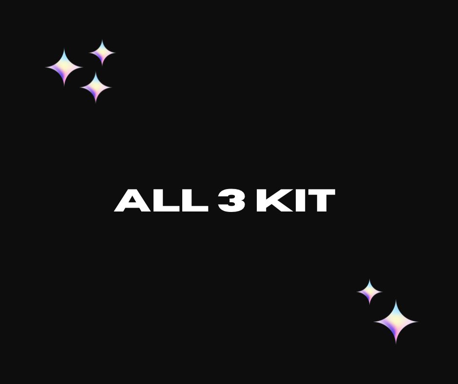 All 3 Kit (Prep Agent + Bond + Adhesive)