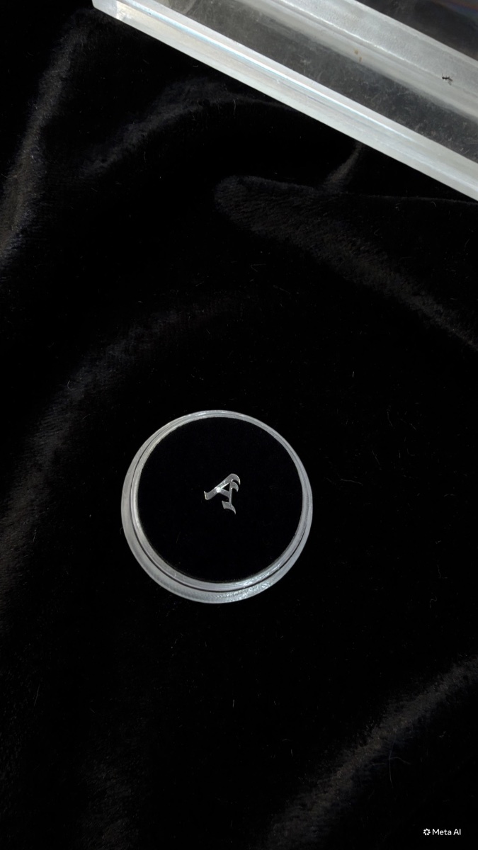 White Gold "A" (Old English)