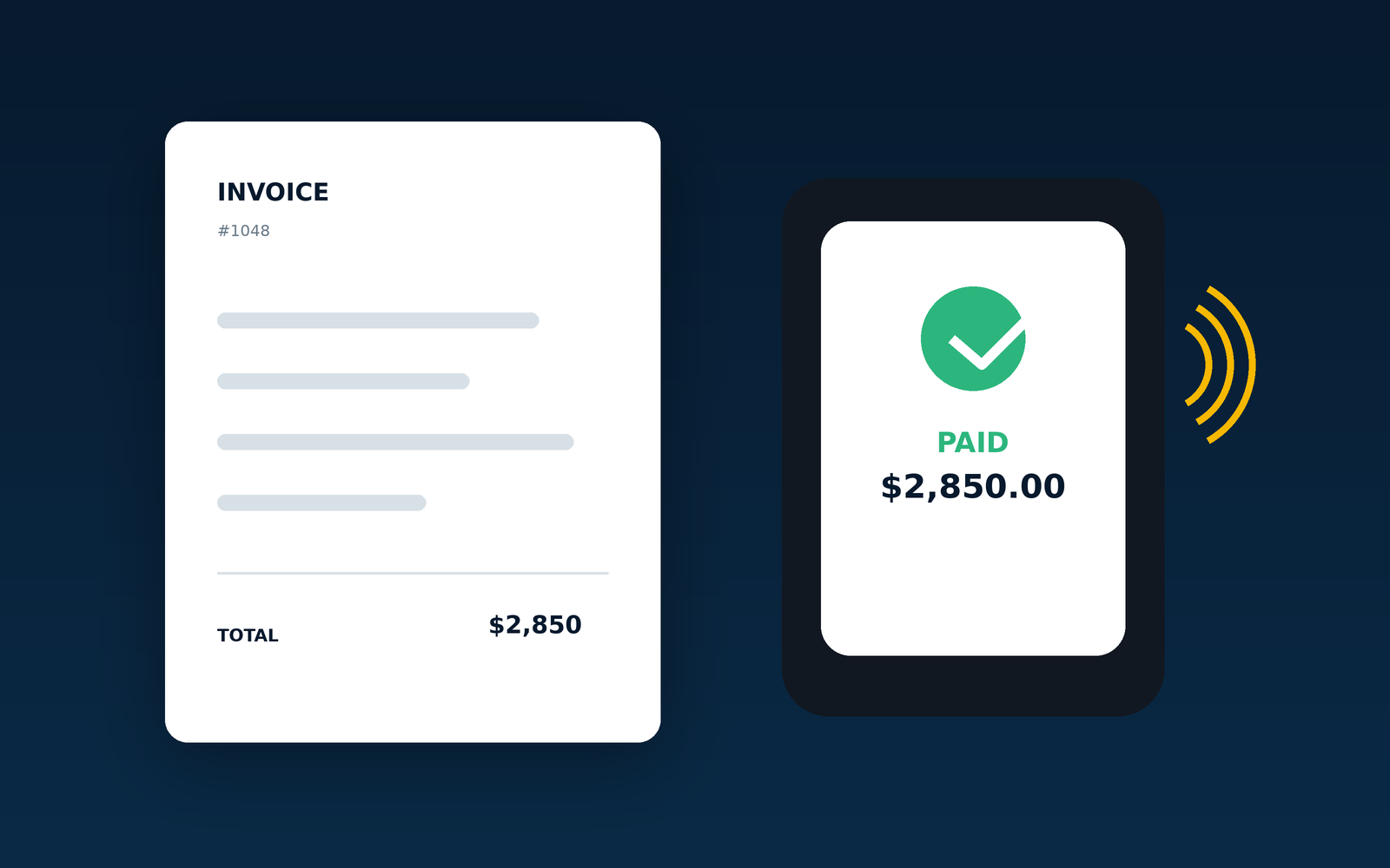 Refund management inside the North & Nova Co. Payments & Invoicing suite