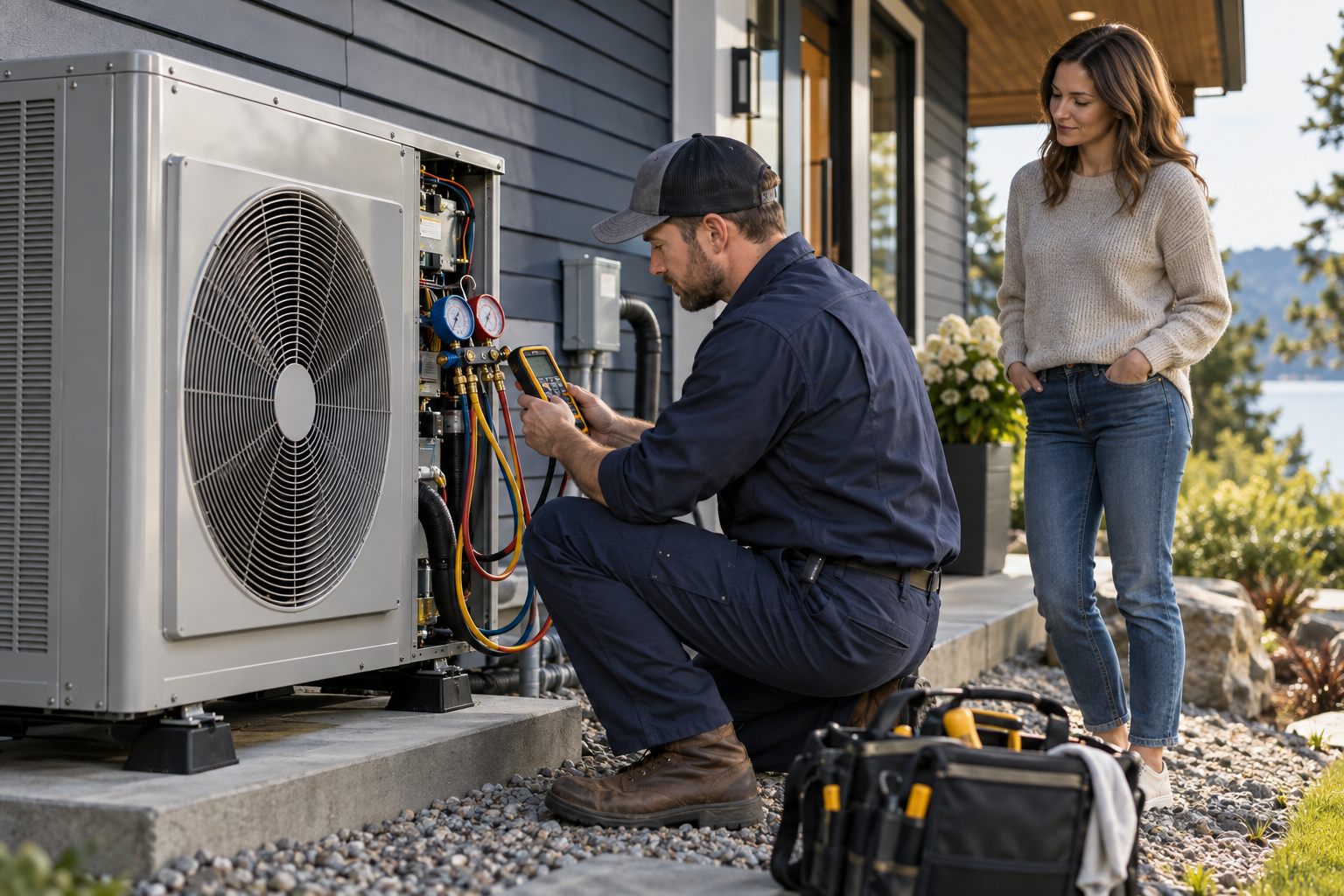 HVAC technician serving Syracuse NY trade businesses