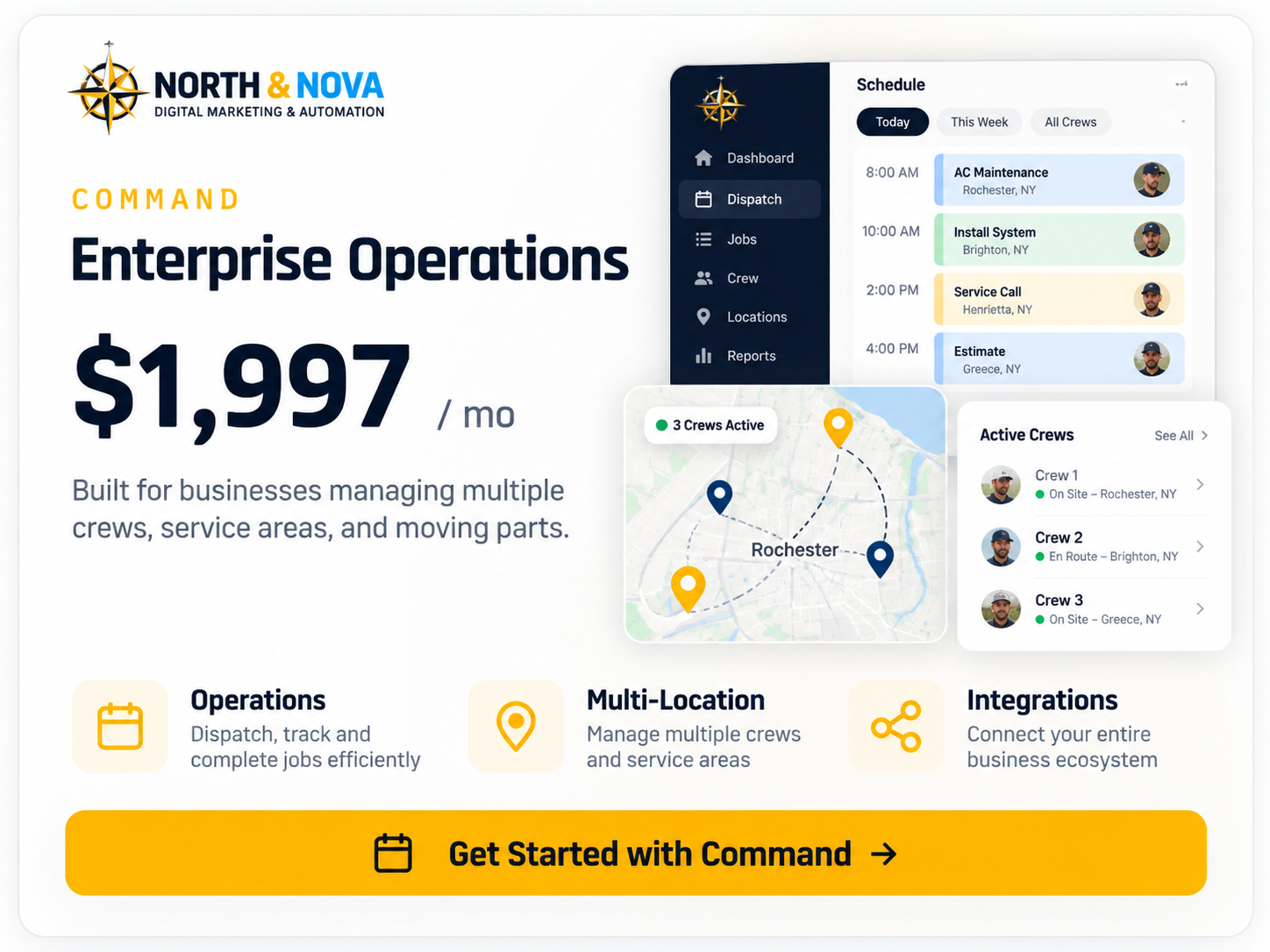 Command Retainer Tier — Enterprise Operations $1,997/mo