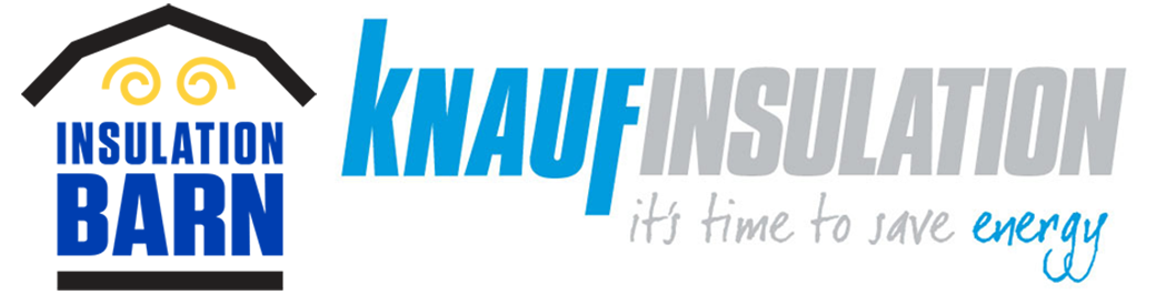 Insulation Barn and Knauf Insulation partner supply logo