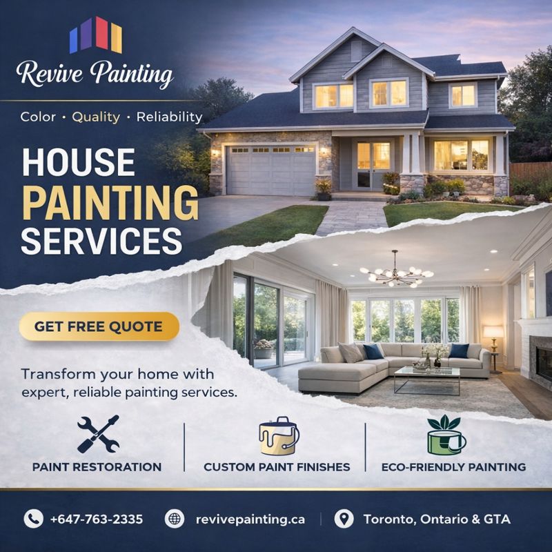 Revive Painting House Painting Services Toronto GTA Ad
