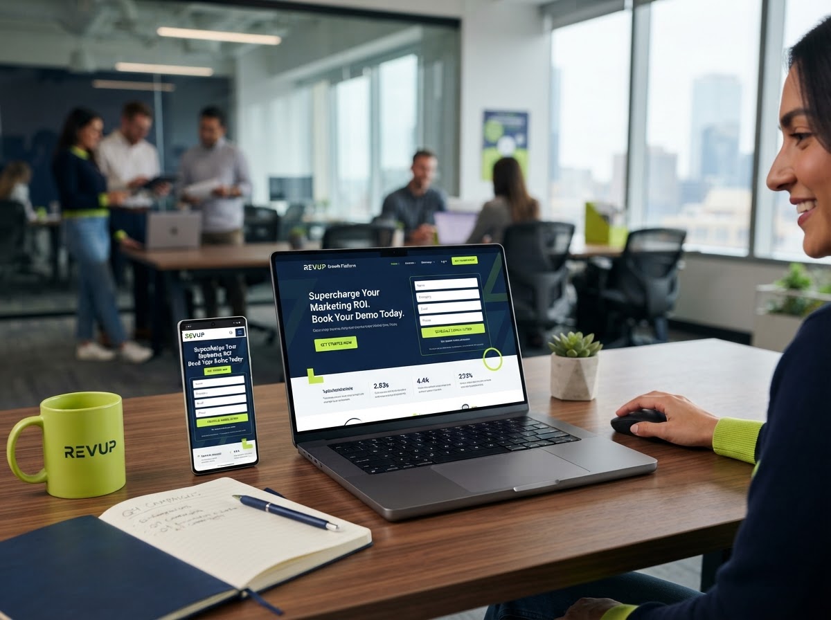 High-converting landing page design — focused hero, single CTA, and conversion form