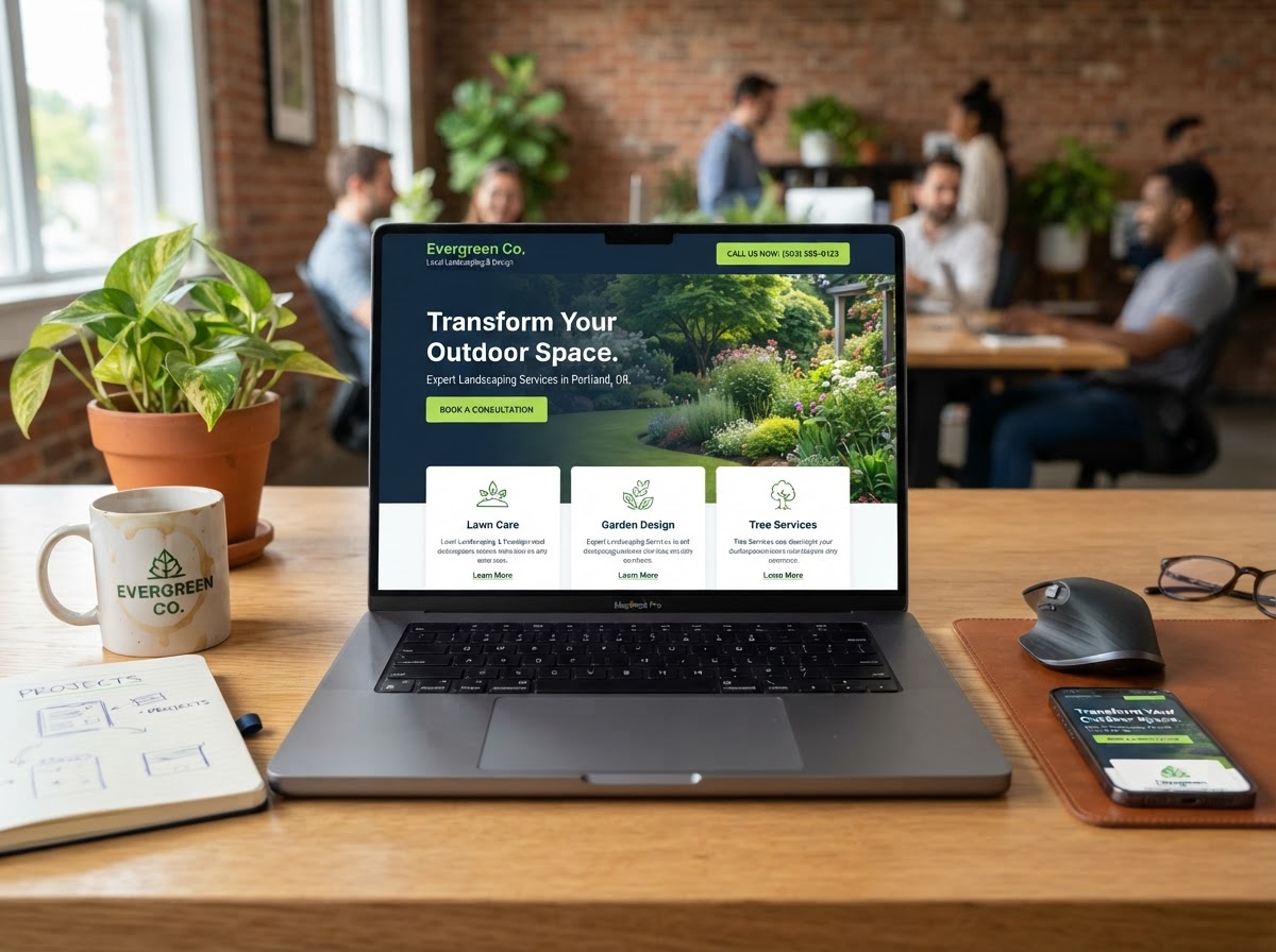Local business website design — fast, mobile-first, SEO-ready website with click-to-call