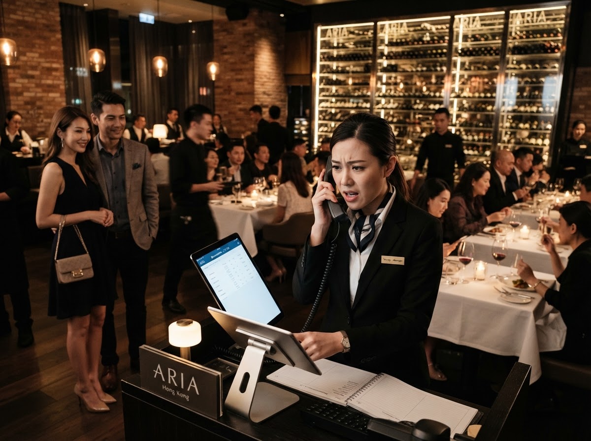 真實痛點:晚餐高峰期前堂無暇接聽訂座電話,Google 排名落後,IG 留言詢問餐牌無人理
