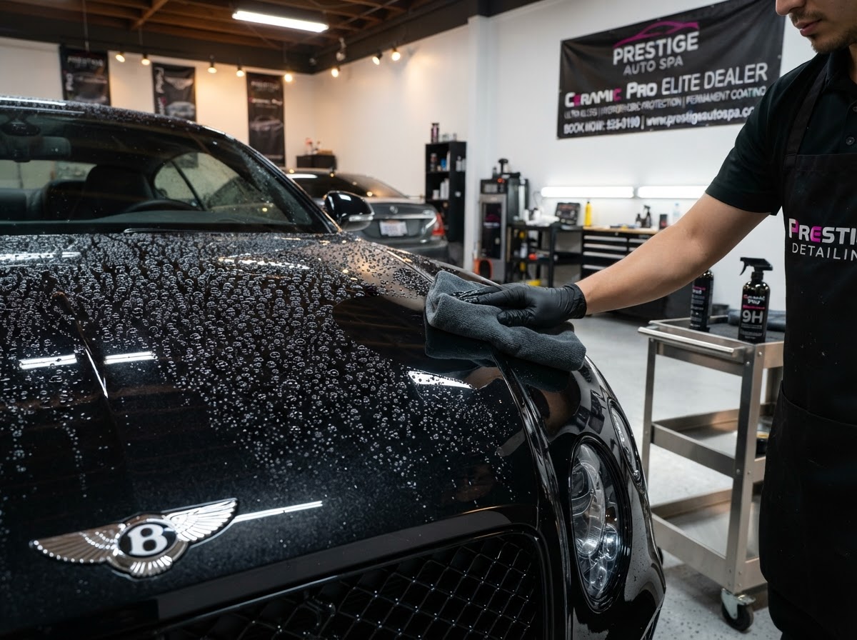 9H Pro Hydrophobic Ceramic Application