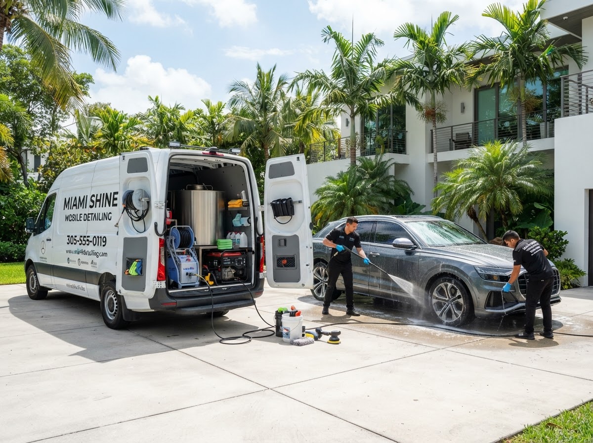 High-Tech Mobile Van Rig On-Site