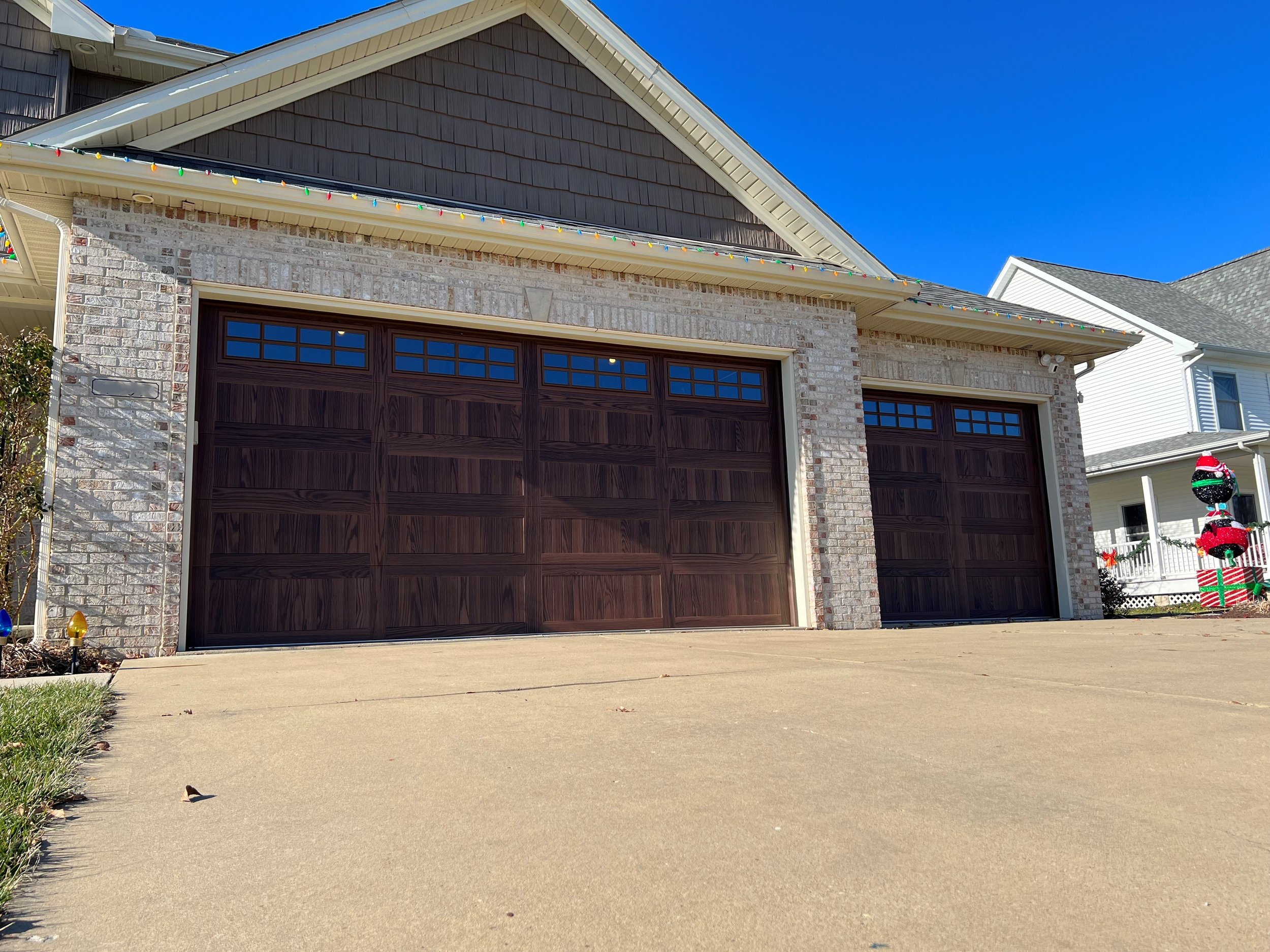 Completed Bankco Overhead Door garage door project 8