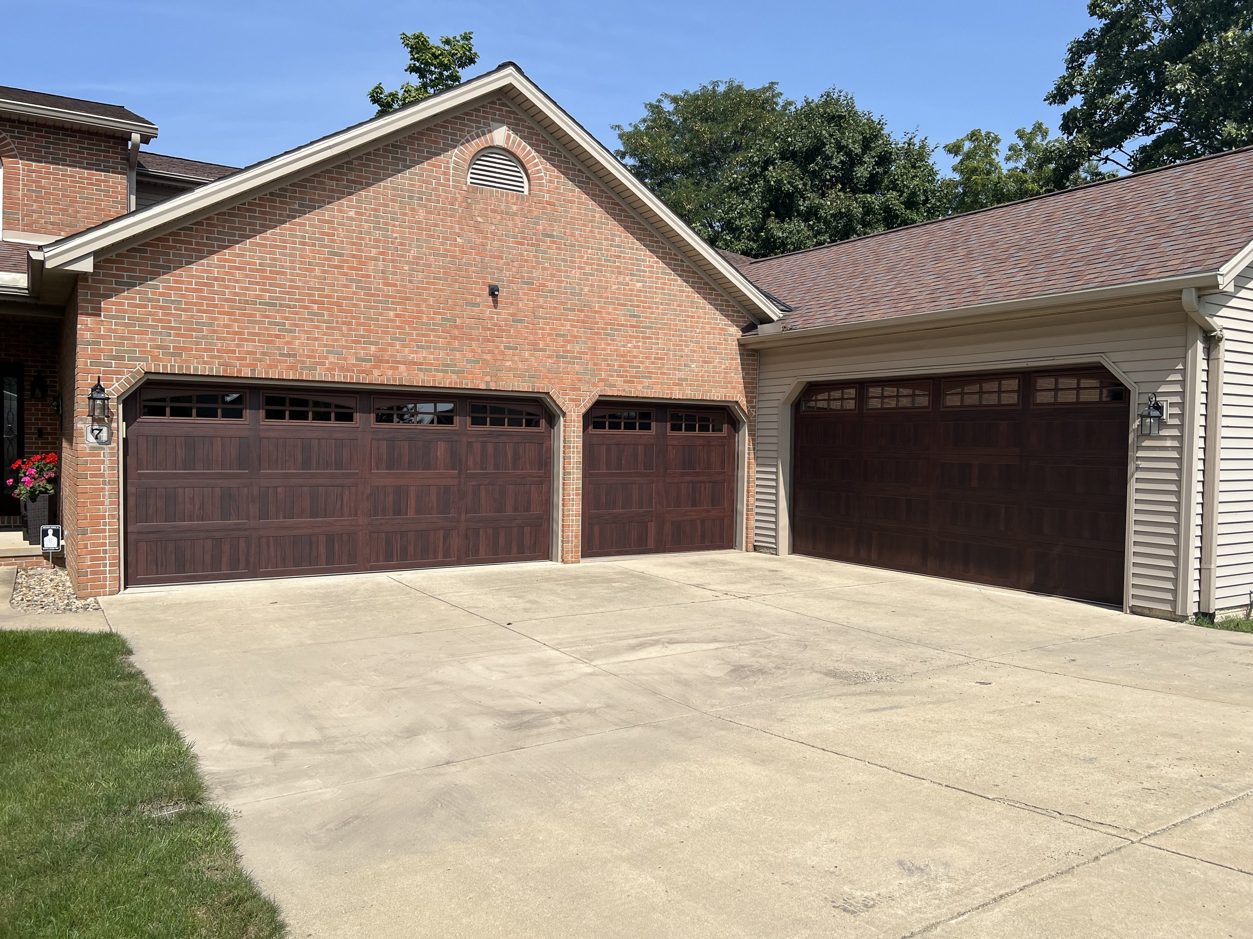 Completed Bankco Overhead Door garage door project 5