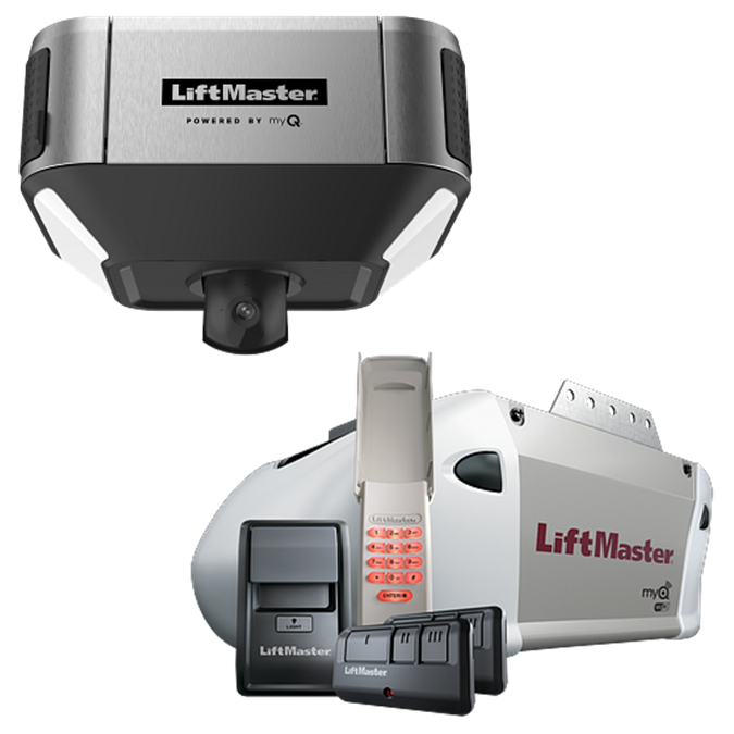 LiftMaster garage door opener installed by Bankco Overhead Door