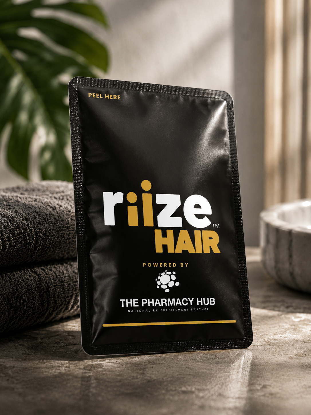 riize HAIR sublingual strip pouch