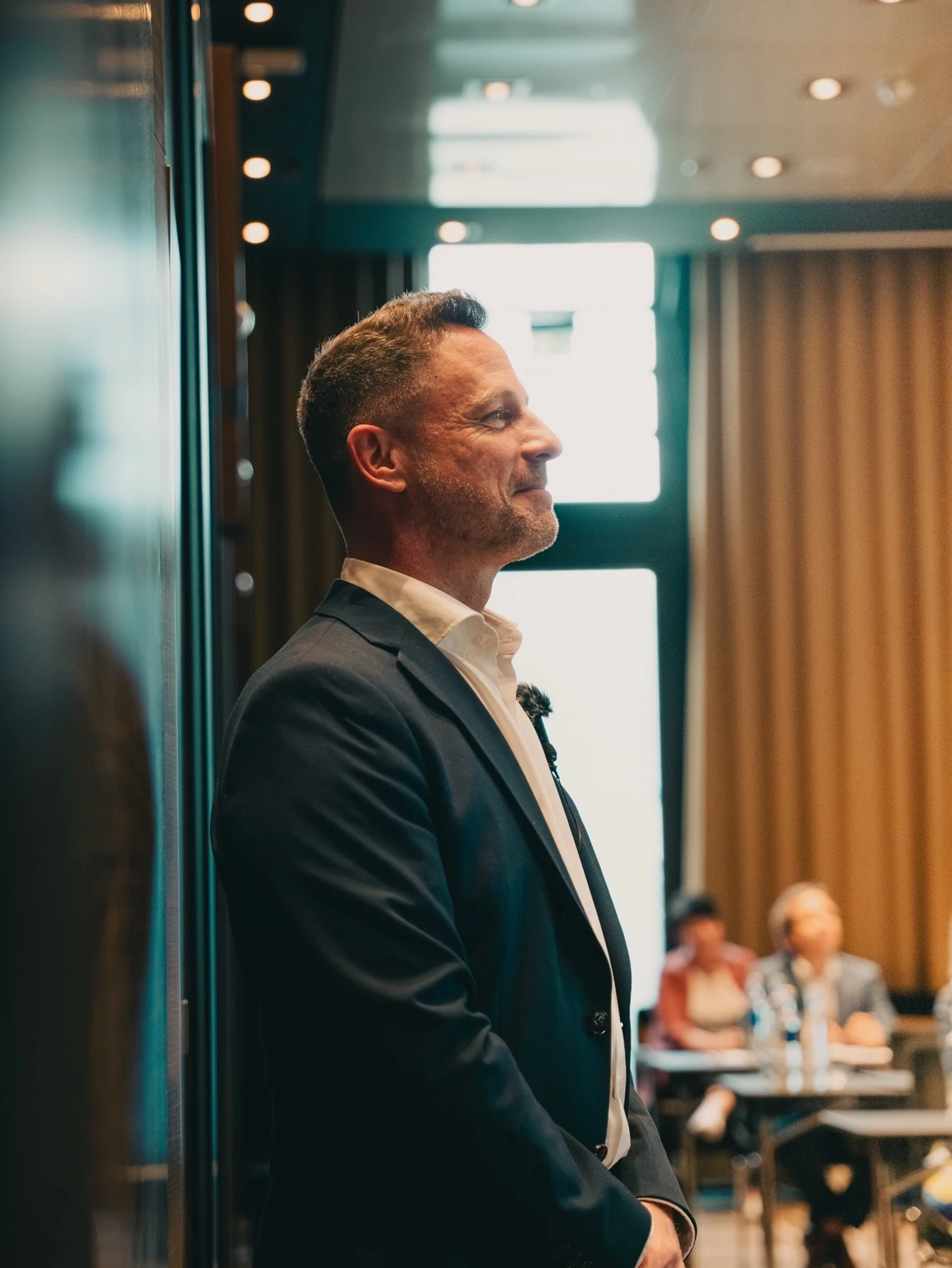 Sascha Hütte im Coaching-Gespräch