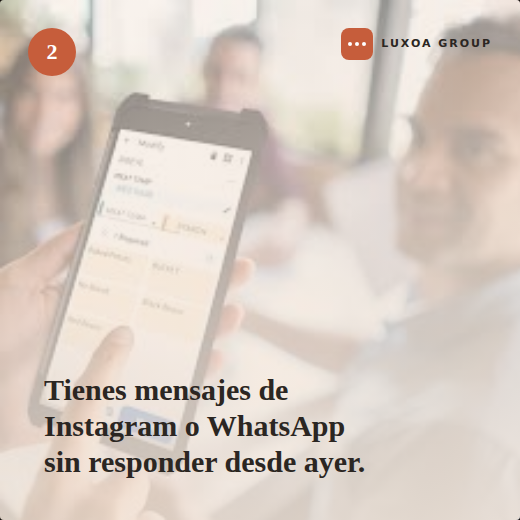 Tienes mensajes de Instagram o WhatsApp sin responder desde ayer.