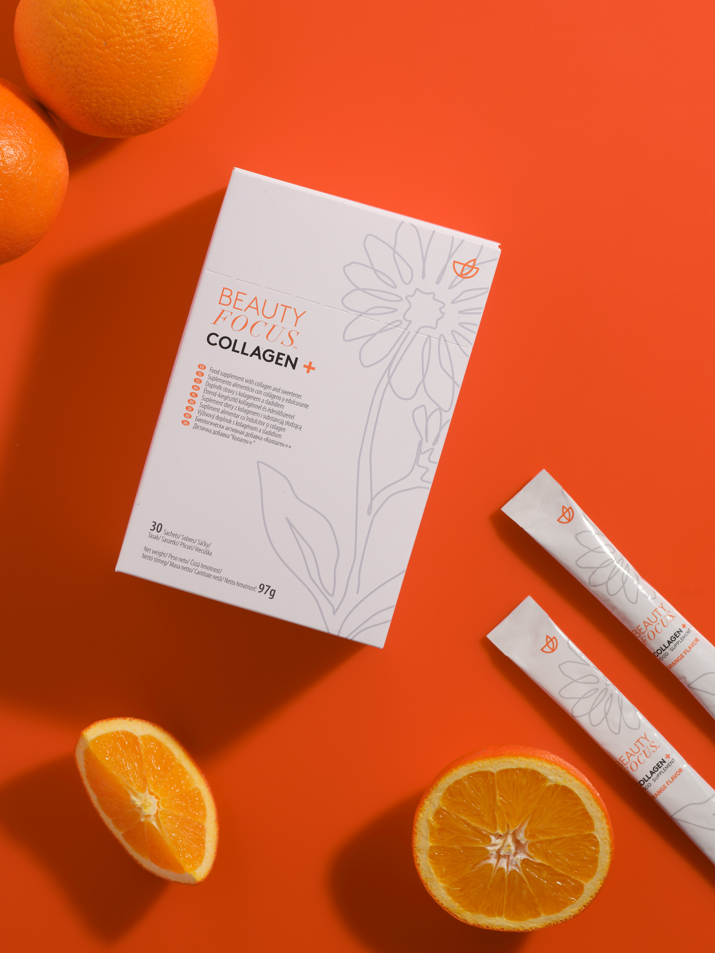 Beauty Focus Collagen+ s pomeranči