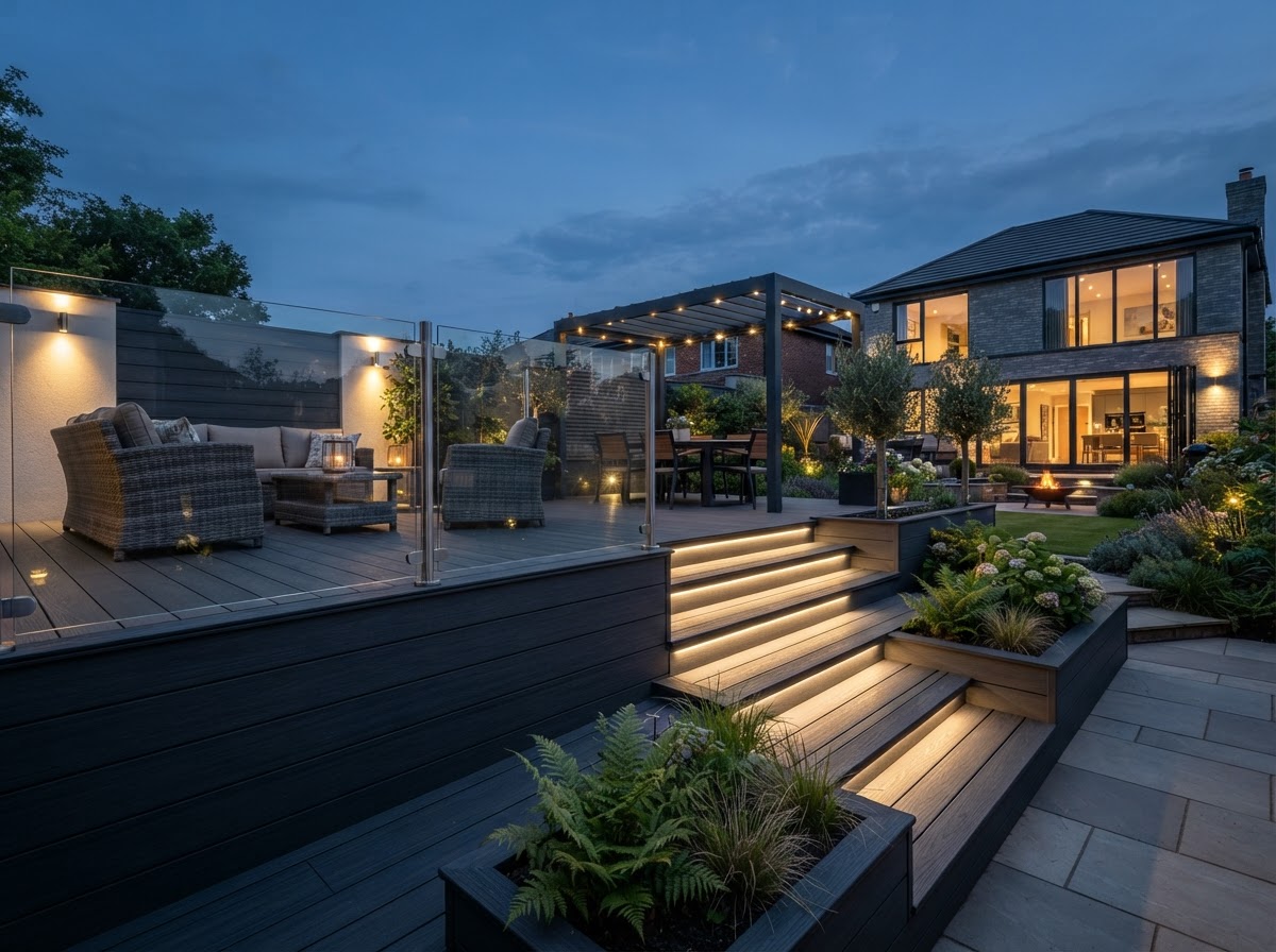 Premium composite decking
