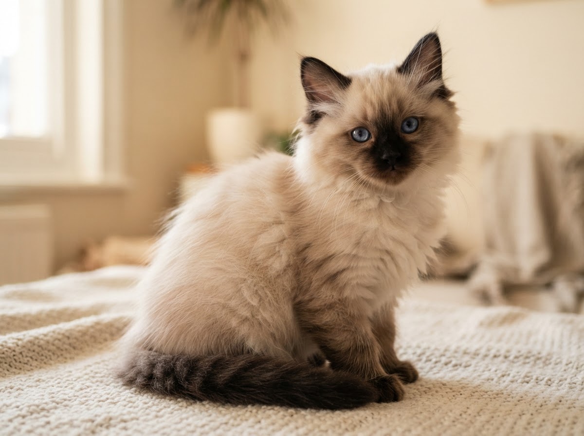 seal point colorpoint Ragdoll kitten