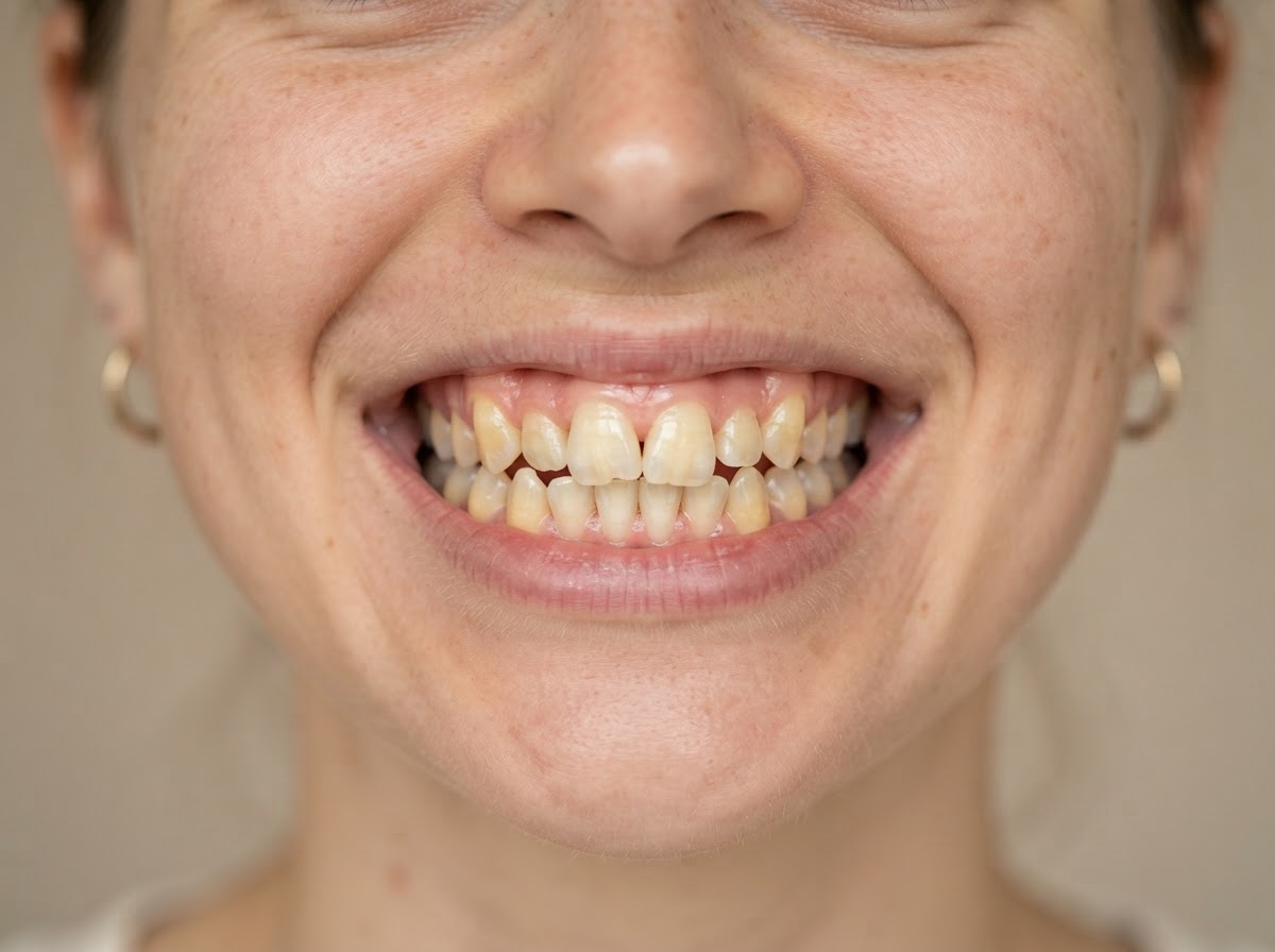 Diseño de sonrisa estética - antes