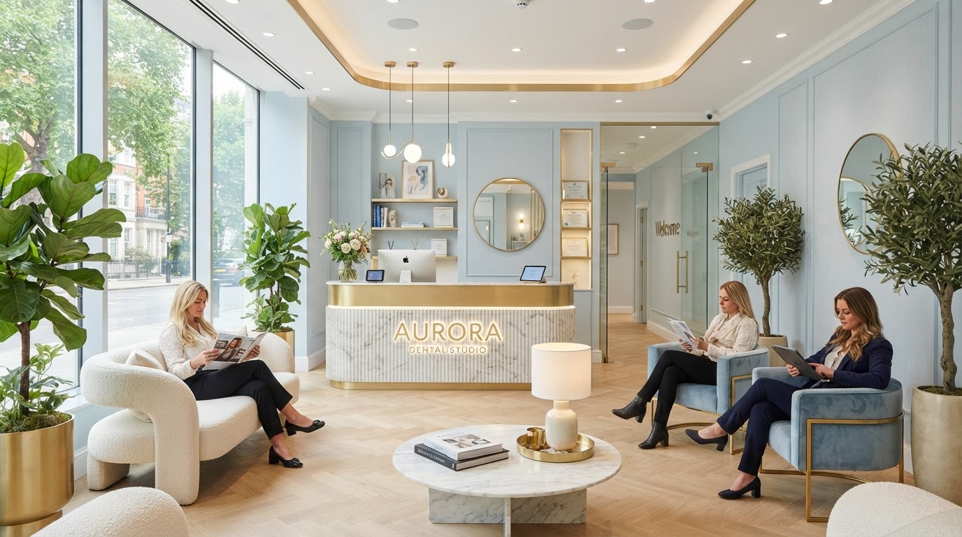 Interior de clínica odontológica premium en Montería