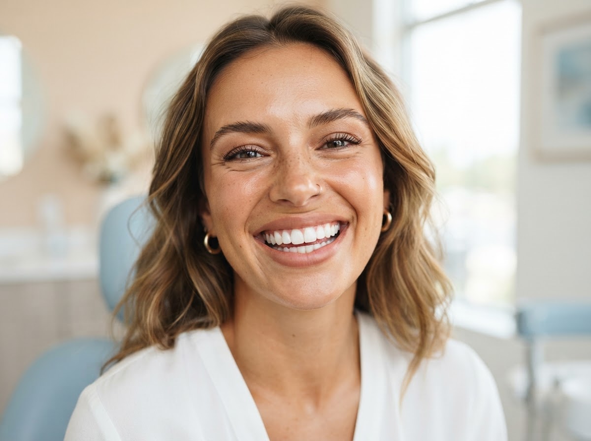 Sonrisa natural transformada con Invisalign