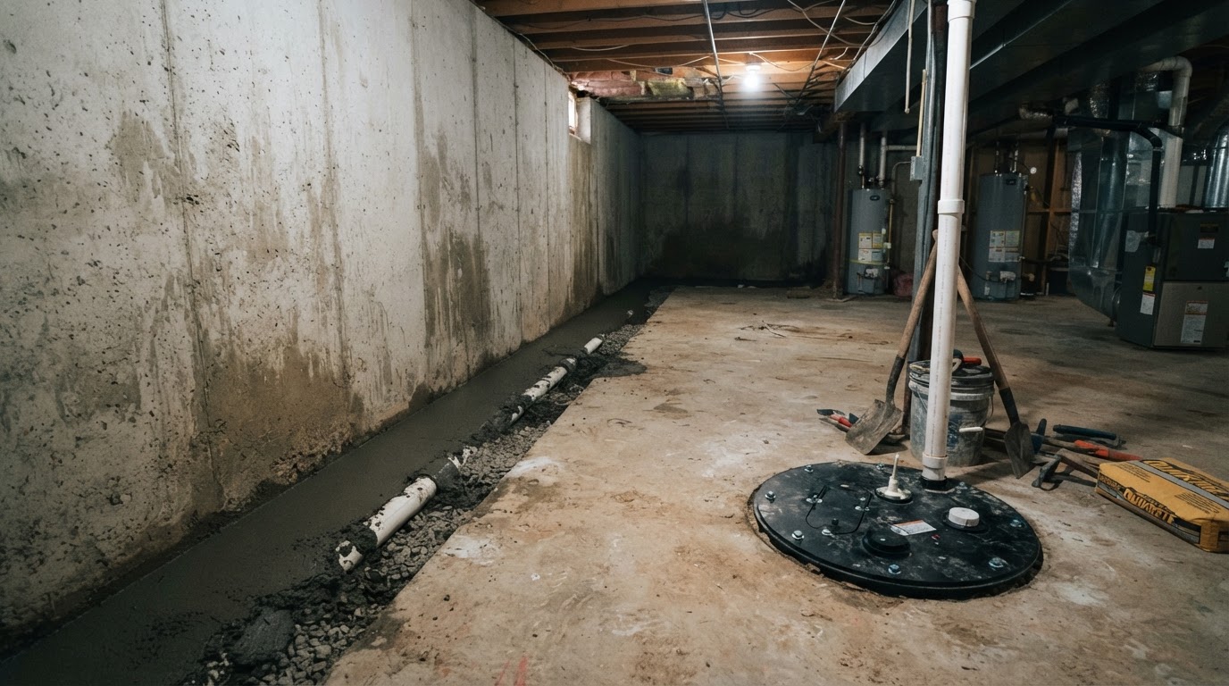 Basement Waterproofing in Murfreesboro, TN