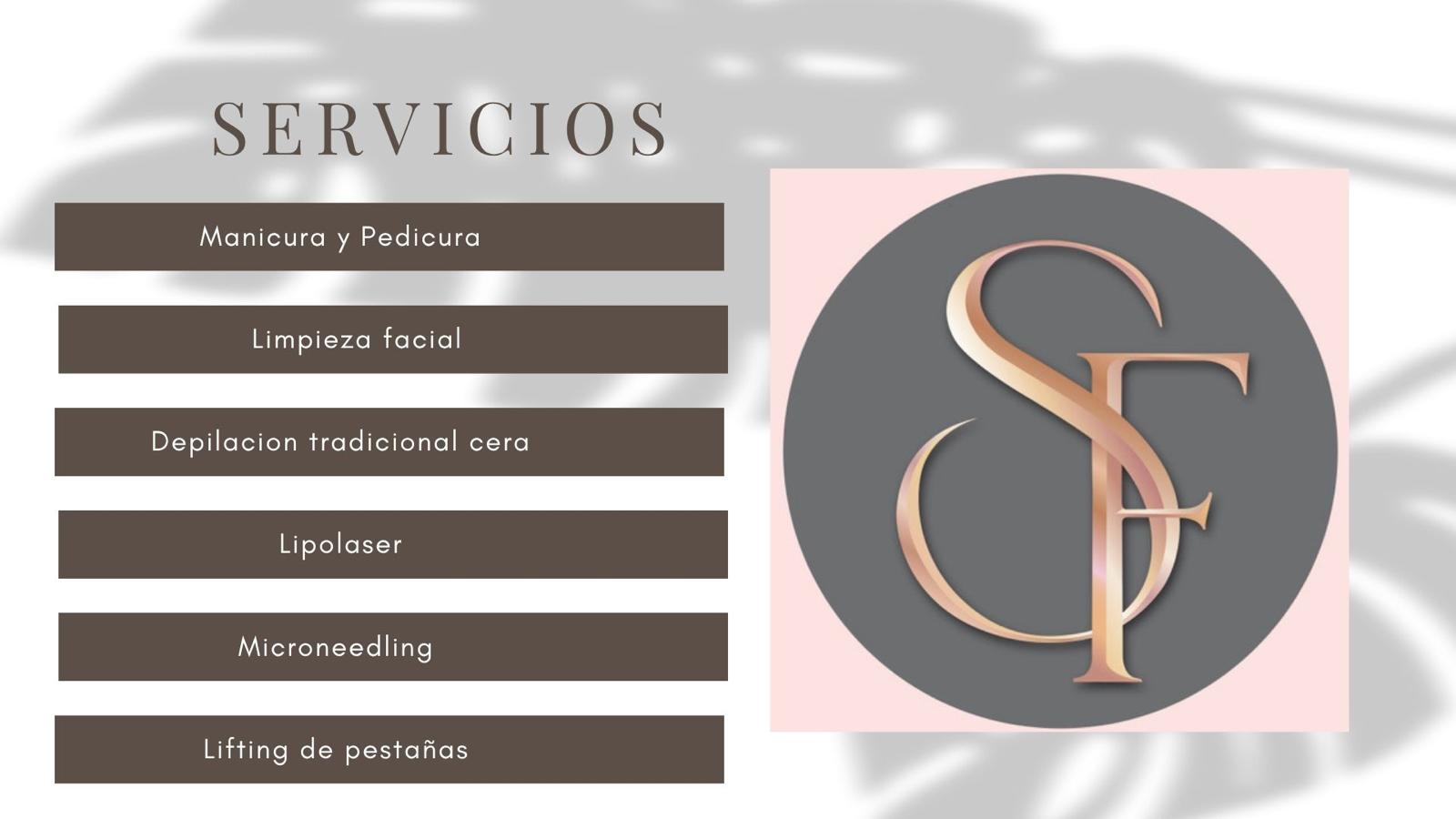Carta gráfica de servicios de Studio By Fer