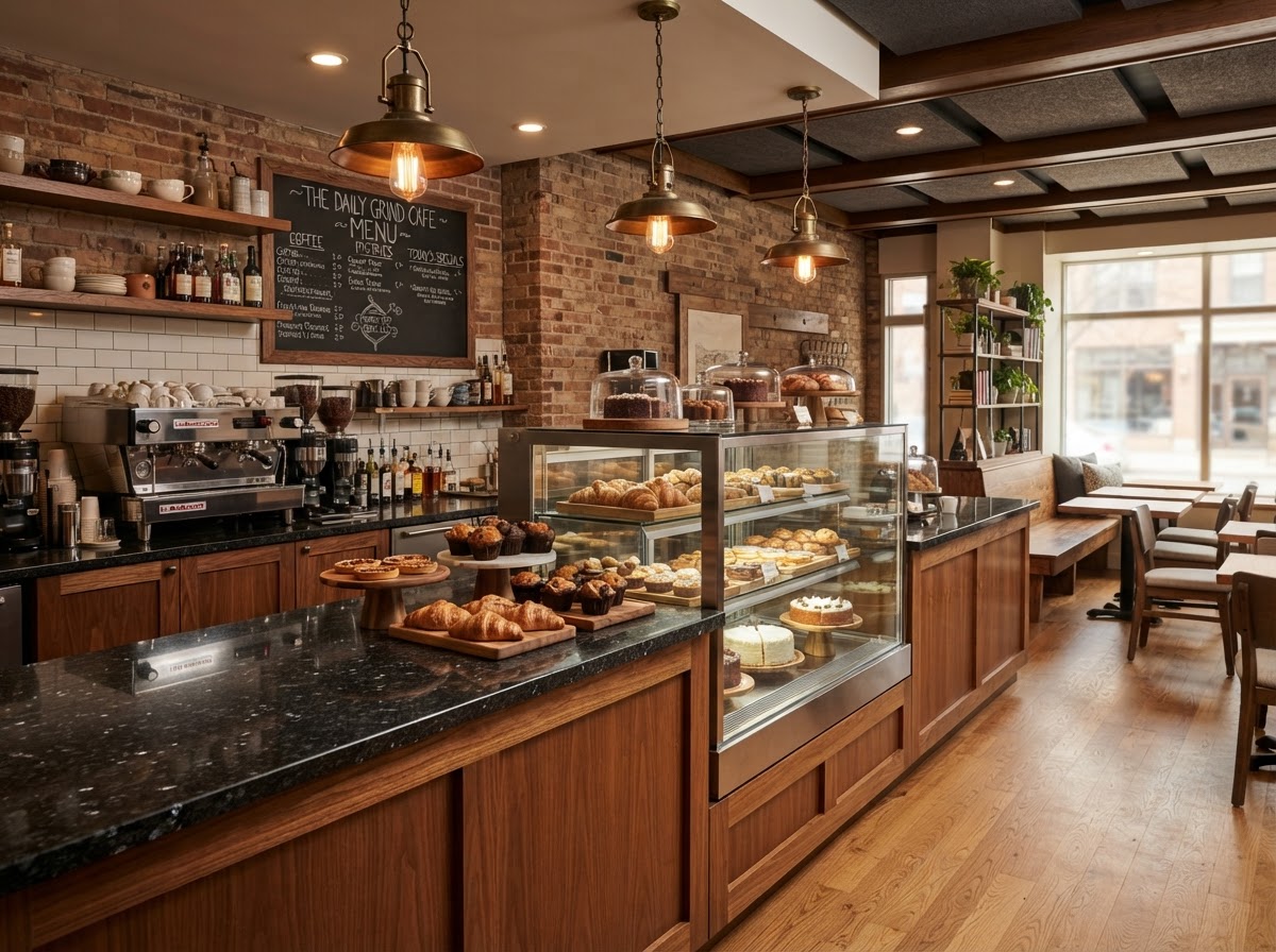 granite food service counter