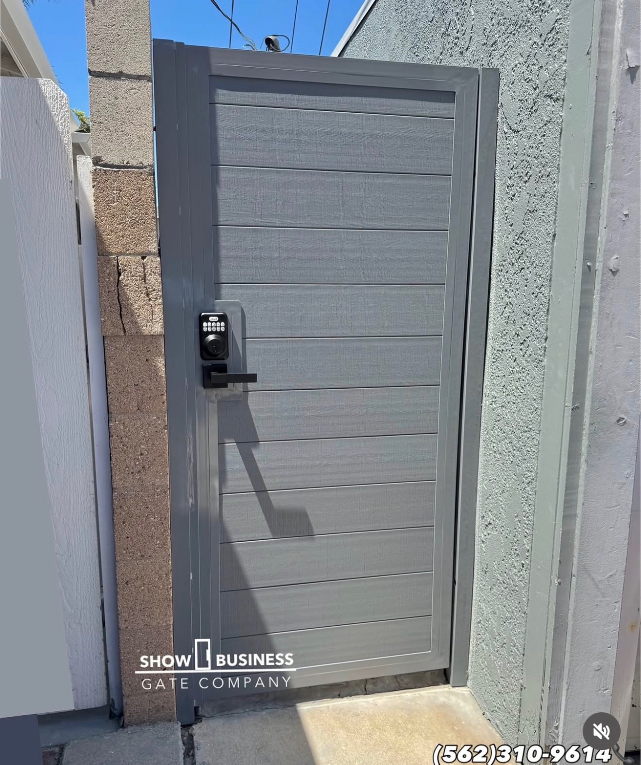 Custom Steel Frame Entryway Gate