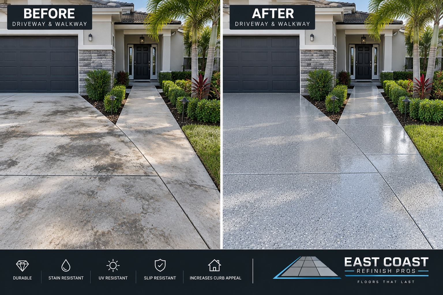 Driveway & Walkway Transformation