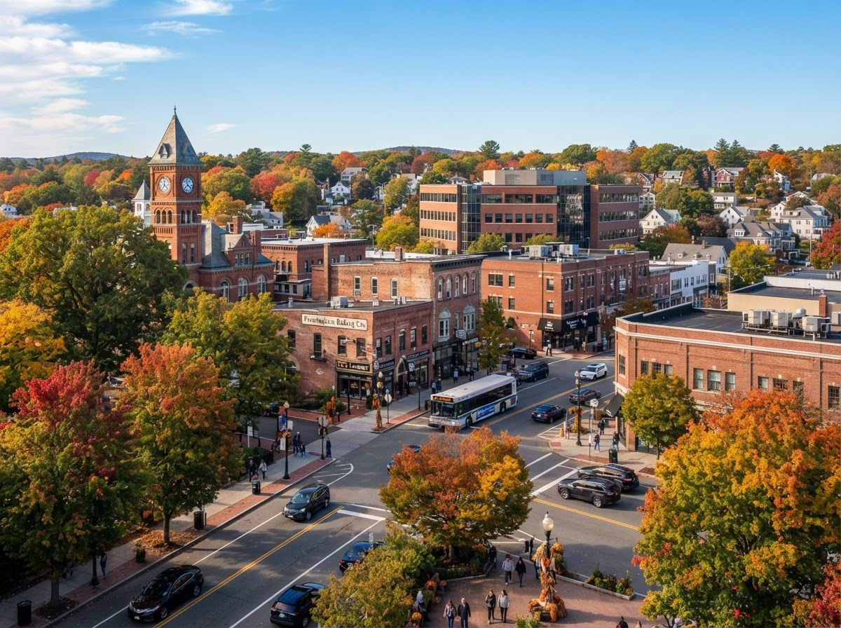 Framingham, Massachusetts cityscape