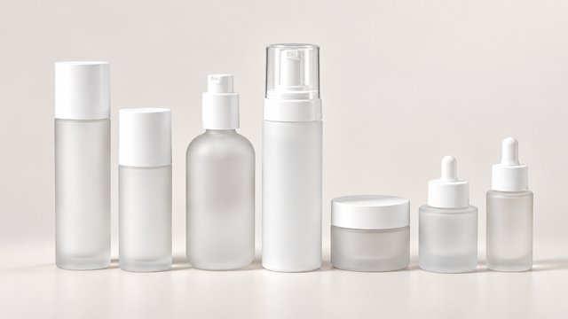 Frosted Glass Packaging Suite