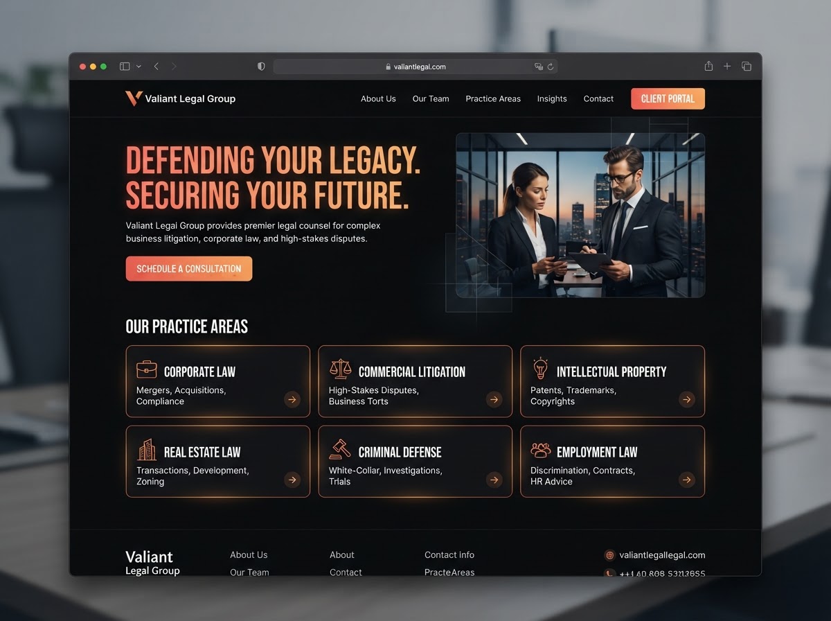 Hartwell Law website preview