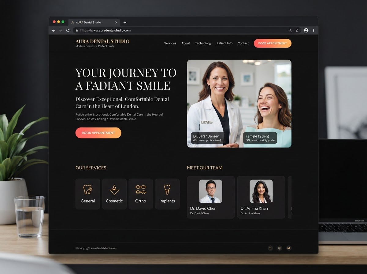 Brightside Dental website preview