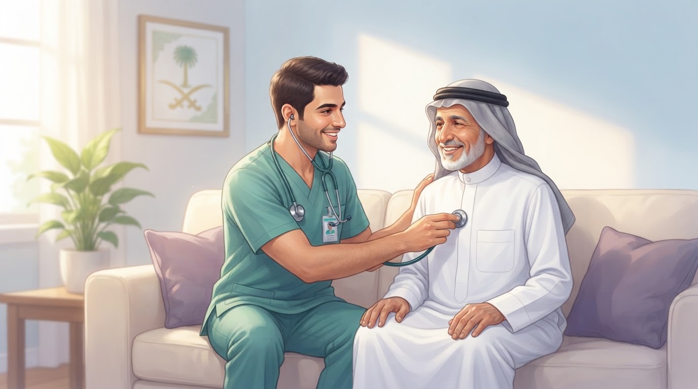زيارة طبيب عام — رعاية صحية منزلية في جدة